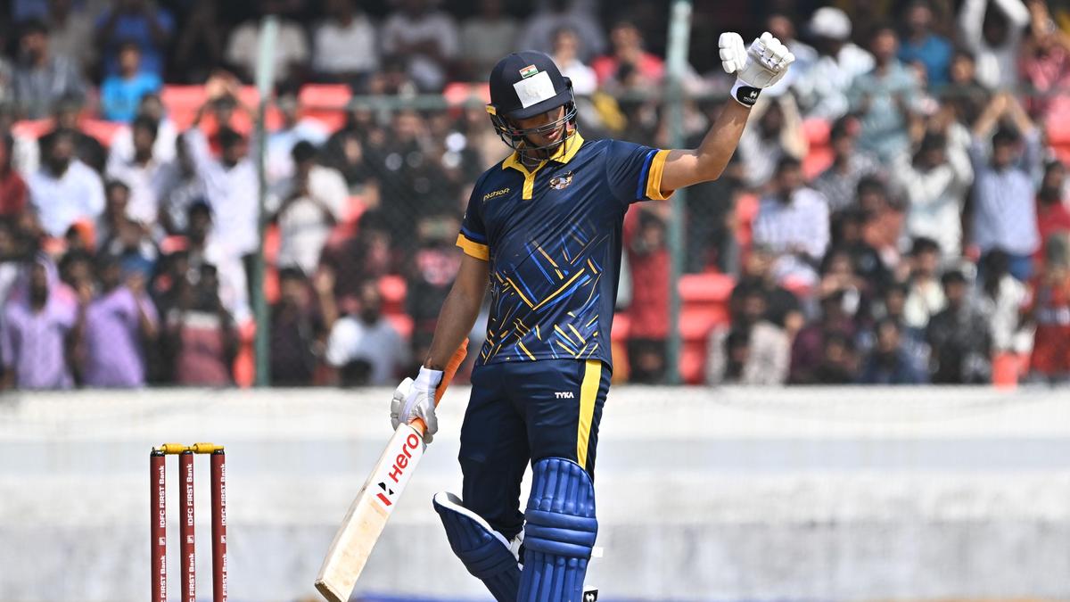 Vijay Hazare Trophy Live Score: Dhruv Jurel 160 not out takes UP to 369/7 vs Baroda; TN 288 all out vs Karnataka; Kerala bowls out MP for 214